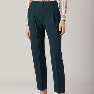 Brooks Brothers Stretch Wool Dark Green Trousers Pants